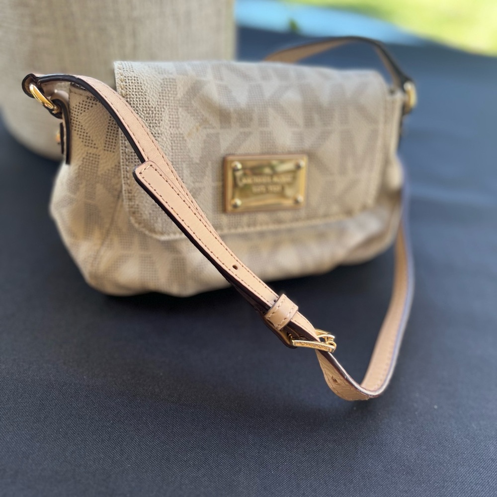 Michael Kors Beige Crossbody Bag